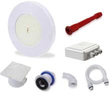 Duratech Duravision DVM LED Unterwasserscheinwerfer, 9W, 12V AC, Kunststoff, weiß