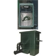 AquaForte Leergehäuse für CompactSieve II Siebbogenfilter, 490x320x550mm, grün