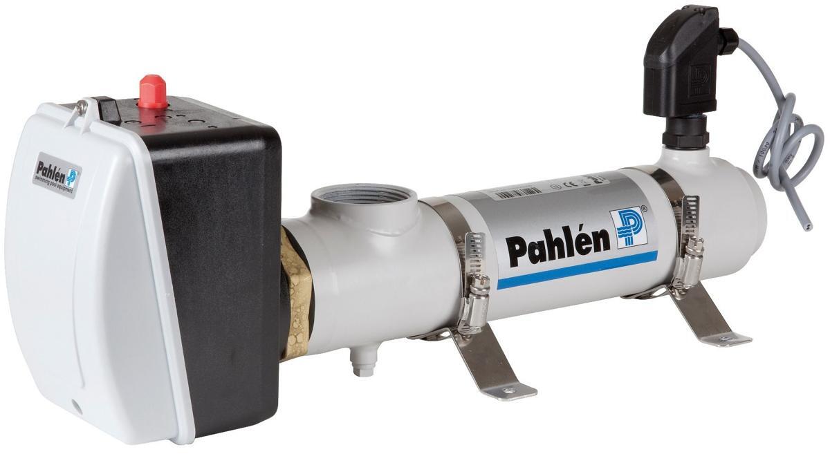 Pahlén 13981415T kompakt Elektroheizer inkl. Strömungswächter und Überhitzungsschutz, 15kW, 400V, Titan