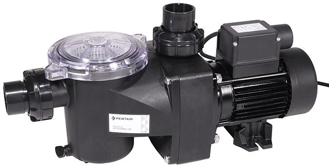 Pentair FFL-101 FreeFlo Filterpumpe, selbstansaugend, 12m³/h bei 8m, 0,75kW, 230V, schwarz