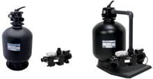 Pentair KIT560 Sandfilteranlage mit FreeFlo FFL-101 Pumpe, 12m³/h bei 8m, Ø 560mm, 6-Wege-Ventil, 230V, schwarz