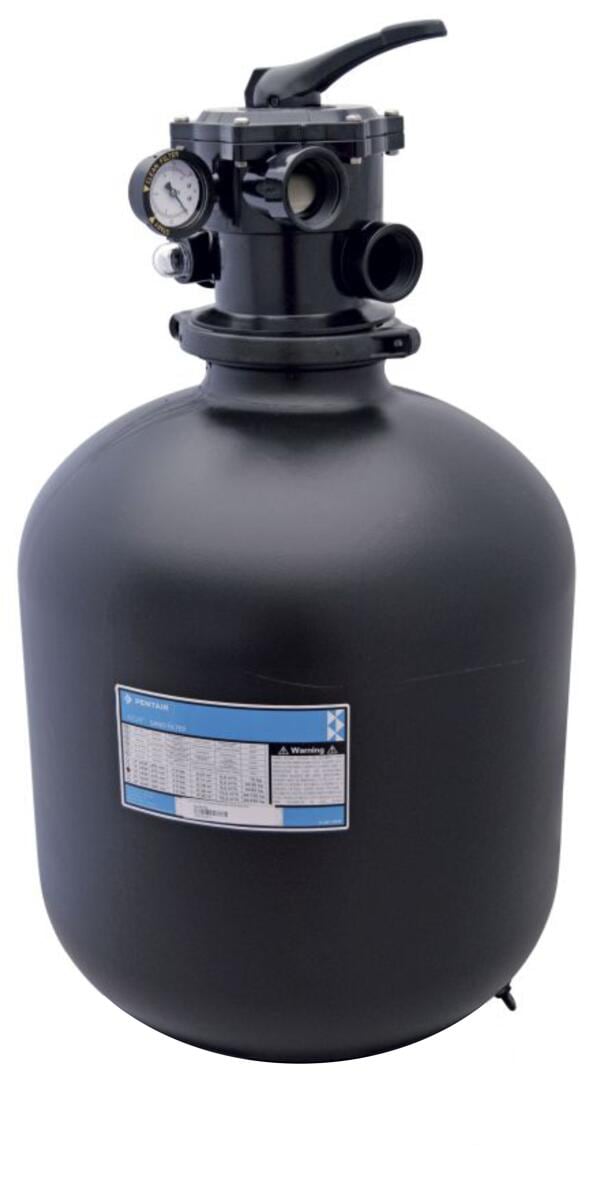 Pentair Azur 380 Filterbehälter ohne Sockel, Ø 380mm, 6-Wege-Ventil, schwarz