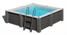 Gre Avantgarde Nova WPC-Pool Set 315x315x96cm, rechteckig, Sandfilter