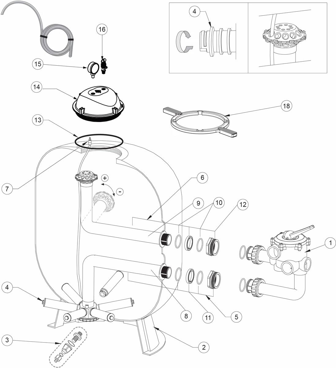 Pentair O-Ring für Triton Neo TR60 Clearpro Filterbehälter