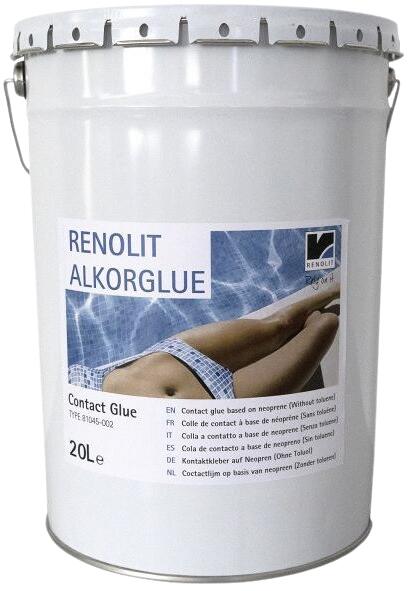 Renolit Alkorglue Kontaktkleber Poolkleber auf Neoprenbasis, 20 Liter