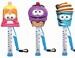 Kokido Deluxe Yummy Poolthermometer, farblich sortiert