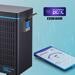 Gre Inverter-Wärmepumpe Poolheizung Pools von 30 bis 75m³, schwarz