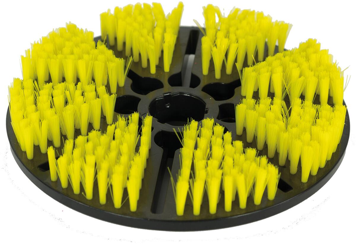 Rössle Vacugrip-Bürste Reinigungsbürste für Biber 22 Schrubber, weich, gelb