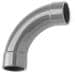Verbindungsstück Winkelbogen 90°, Klebemuffe - Klebemuffe Ø 50mm, PN10, PVC, grau
