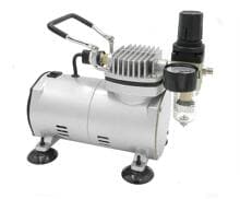 Createx Kompressor, ölfrei, 3,5-4,5 bar, 230V, silber