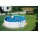BWT myPool Splash Stahlwand-Pool, rund, Kartuschenfilter, Stahlrohrleiter, weiß