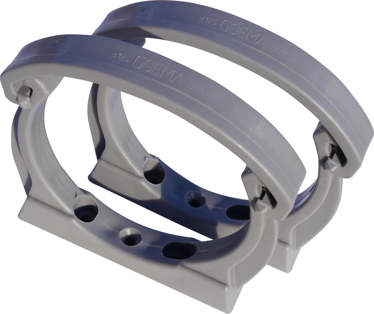 FIP Halterungen für Easy-UV Sterilisator, 5-15m³/h, Typ Goema 1 Paar, Kunststoff