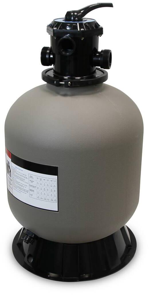 Trend Top Sandfilteranlage Filterkessel, Ø 400mm, 6-Wege-Ventil, grau