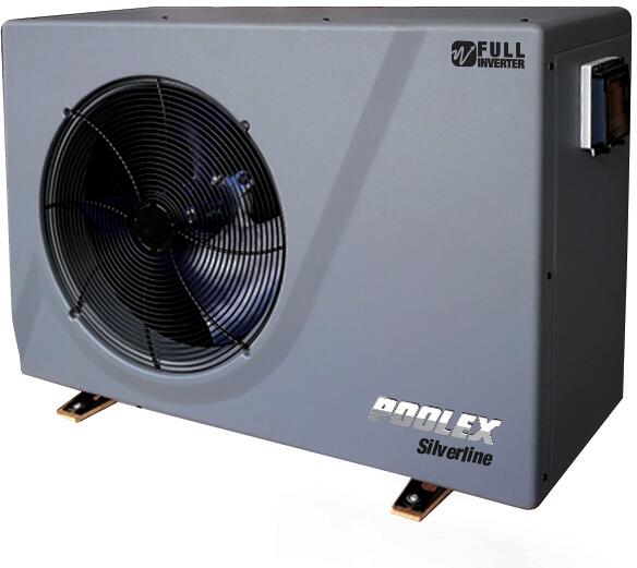 Poolex Sliverline Fi 120 Inverter Wärmepumpe, Pools bis 65m³, 11,3kW, 230V, schwarz