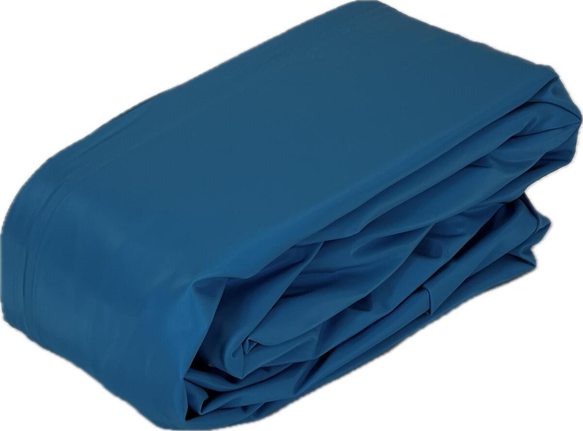 BWT 01490 Poolfolie für Rechteckbecken, Keilbiese, Stärke 1,0mm, 300x600x150cm, Eckausbildung, blau