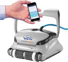 Maytronics Dolphin Deluxe Active Pool-Roboter Bodensauger, Wonderbrush, Caddy, App-Steuerung