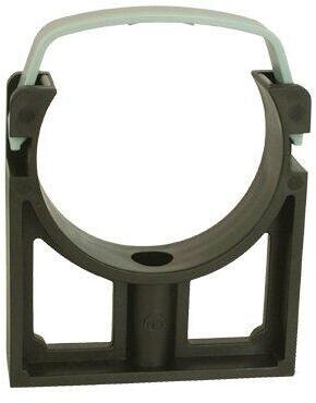 Aquaram Rohrklemme mit Clip, Ø 110mm, Kunststoff, schwarz