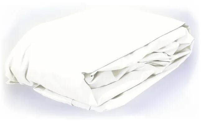 Interline Innenhülle Holzpool Sumatra 640x400x136cm, Einhängebiese, oval, Folienstärke 0,75mm, weiß