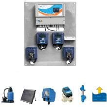 Behncke Aquavision Wasseraufbereitungssystem Mess-Dosieranlage & Steuerung Filteranlage, Solarheizung, Rückspülung, UVC, Niveauregulierung