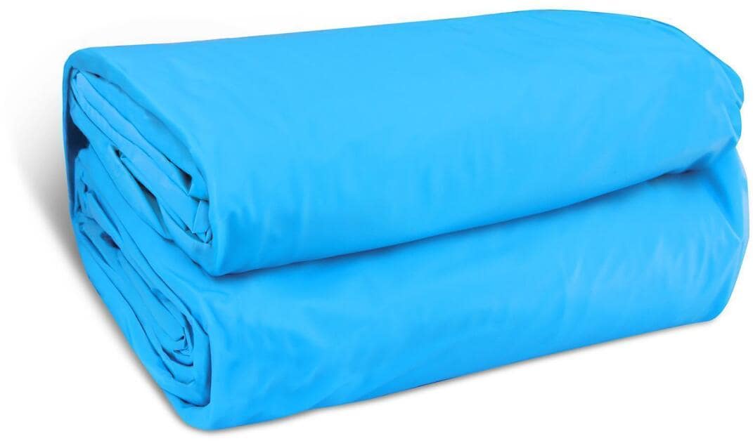 Trend Pool Poolinnenhülle Trendliner mit Einhängebiese, rund, 350x90cm, Folienstärke 0,6mm, blau