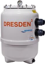 Behncke Dresden³ Filterkessel, Ø 600mm, Anschlussverschraubung 2", lichtgrau