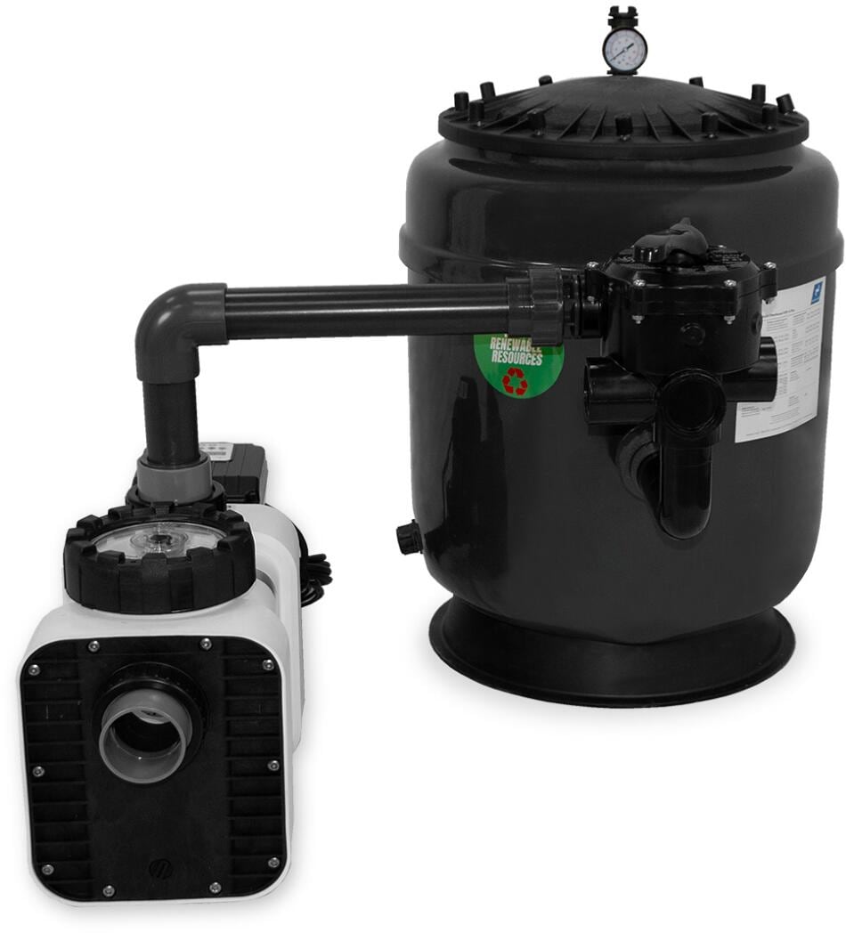 Trend Pool HSF-4 Plus Sandfilteranlage mit Speck Badu Delta Eco VS Pumpe, 35m³/h bei 5m, Ø 500mm, 6-Wege-Ventil, 230V, Anschluss Ø 50mm, anthrazit
