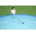 Bestway 58195 Flowclear Pool-Reinigungsset Poolpflege Bodensauger Kescher Skimmer Pools bis 396cm
