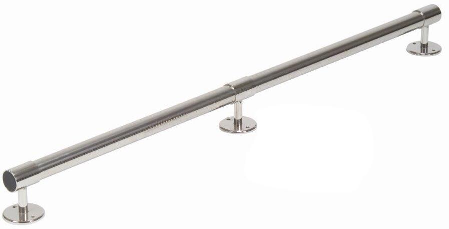 Vagner Pool Handlauf Edelstahlrohr für Poolleiter, 200cm, Ø 35mm, Edelstahl AISI 304
