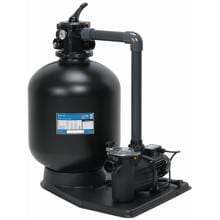 Pentair Azur KIT560 Sandfilteranlagen-Set inkl. Filterpalette und Anschlussrohr, Top Preva Pumpe, 12m³/h, schwarz