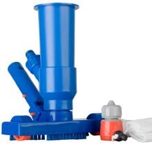 Gre Micro-Ventrury manueller Poolreiniger, Bodensauger inkl. Filtersack, blau