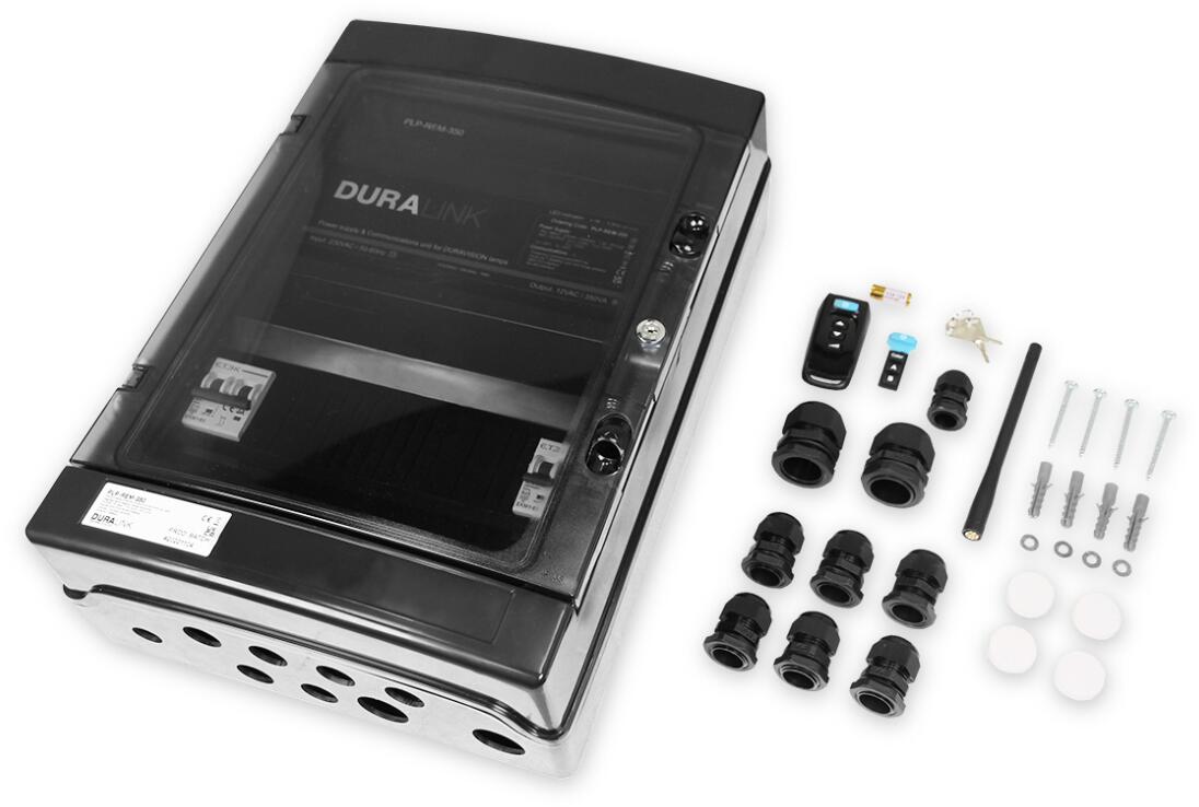 Duratech Duralink PLP-REM-350 Steuerungseinheit Trafo bis 350 VAC mit Fernbedienung Komaptibel Link Touch Controller