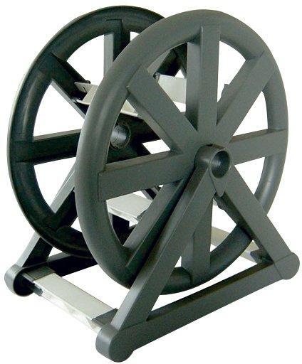 Schlauchtrommel für Schwimmbadschlauch Poolschlauch, max. 13 m Schlauchlänge, schwarz