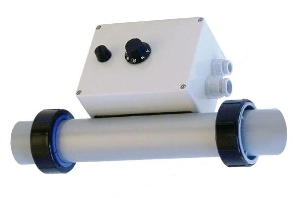 Behncke EWT Titan-TD Elektroheizer, 3kW, 230V, Titan, inkl. Regel- und Sicherheitsthermostat