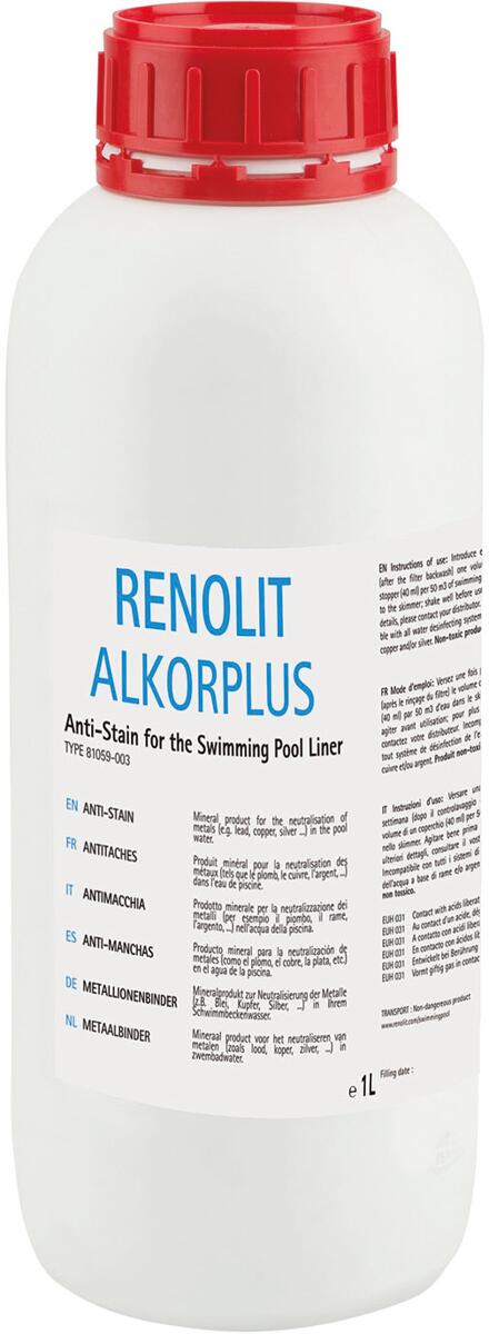 Renolit Alkorplus Metallionenbinder Wasserpflege, 1l Flasche