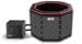 NetSpa UFC Octagon Chiller Kit Eisbad, Ø 130x90cm, 1 Person, 300 Liter, 5kW, inkl. Abdeckung & Treppe, schwarz