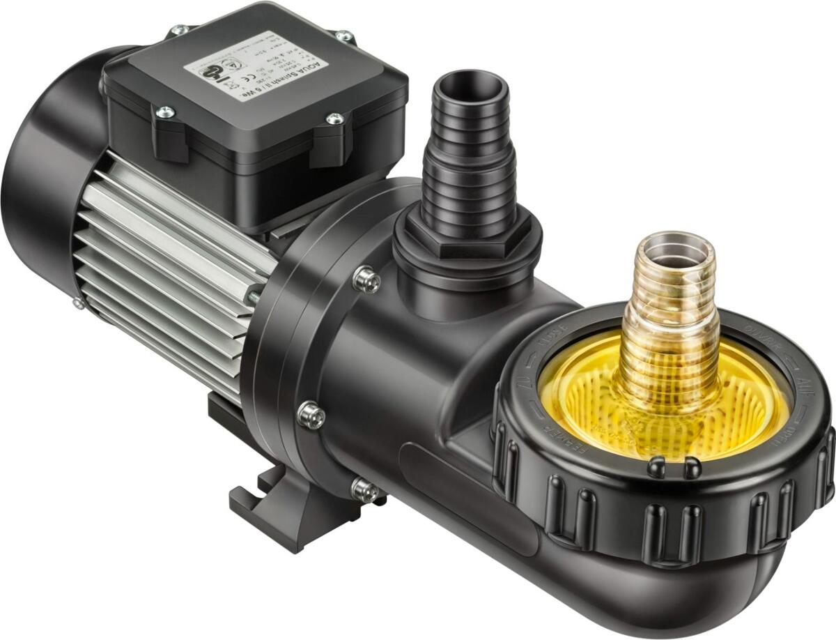 Aqua Technix Aqua Splash II 4 Poolpumpe Filterpumpe, normalsaugend, 4m³/h bei 6m, schwarz