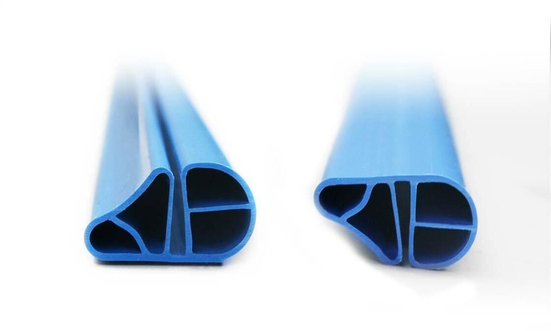 Trend-Pool Standard-Handlauf für Überhangfolie, Profilschinen-Set Rund-Pool Ø 400cm, PVC, blau