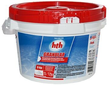 hth Granular Chlorgranulat zur Wasseraufbereitung, nicht stabilisiertes Chlor, 5kg