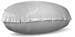 Trend Pool Aufblasbare Poolplane, oval, 600x300cm, ohne Befestigungsmaterial, hellgrau