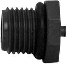 PVC Stopfen 1/4" AG mit O-Ring für Zellenhalterung, 1 Stück