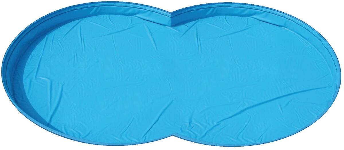 BWT 9501570088 SafeTop Sicherheitsabdeckplane, achtförmig, 300x470cm, mit Keilbiese, blau