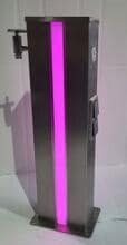 Eichenwald Wasserentnahmestelle, 120x170mm, eckig, LED, Edelstahl