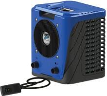 Interline Hot Splash Wärmepumpe, Pools bis 12m³, 6kW, 230V, blau/schwarz
