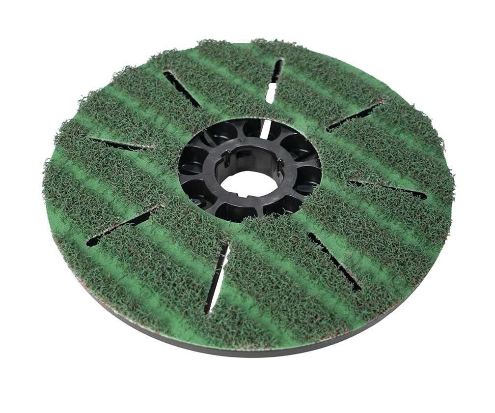 Rössle Clear Pad inkl. Padholder für Biber 22 Schrubber, für Folienbecken, grün