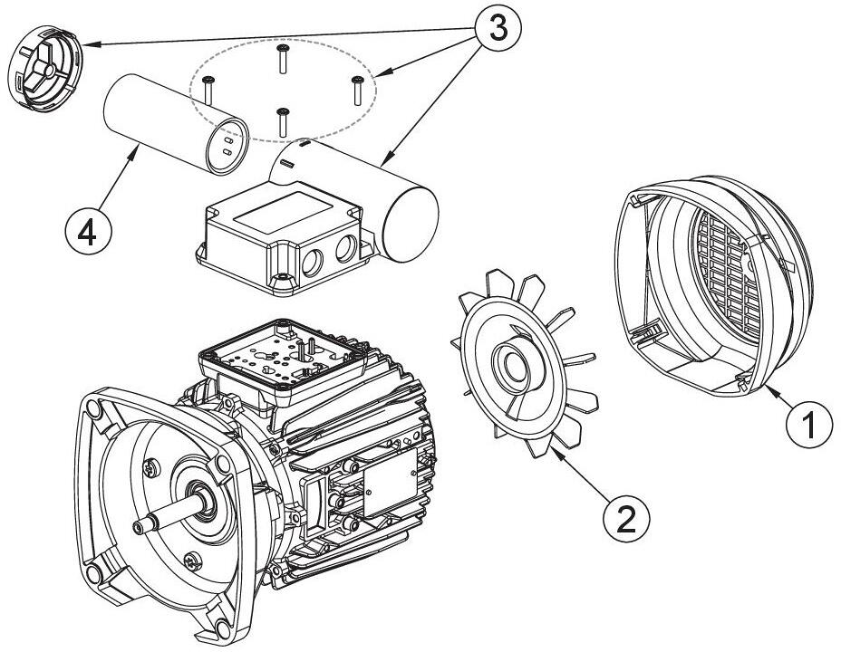 Pentair Kondensator für Sta-rite Schwimmbadpumpe, 16μF, 0,37-0,55kW