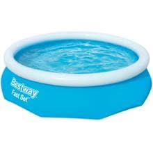 Bestway 57266 Fast Set Quick-Up Pool, 305x76cm, rund, blau