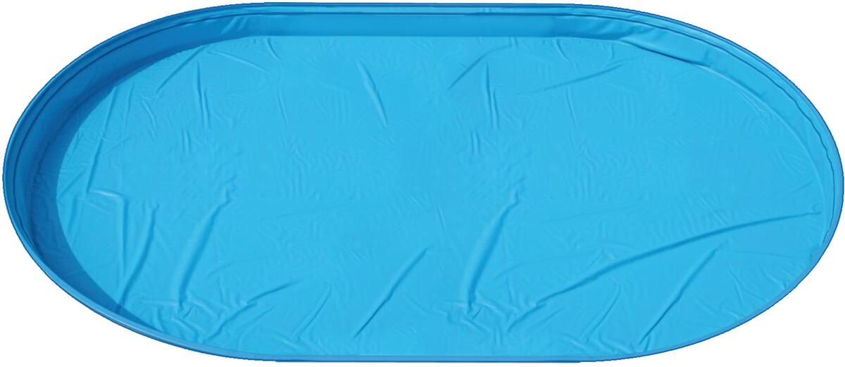 BWT 41698 SafeTop Sicherheitsabdeckplane, oval, 500x1100cm, blau