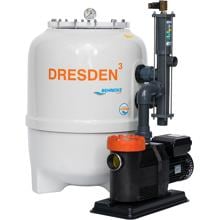 Behncke Dresden³ Hochschicht Filteranlage mit Pumpe, Stangenventil