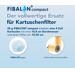 Fibalon Compact Faserkugeln Ersatz-Filterkartuschen für Kartuschenfilter, Tube 50g, 6er Pack