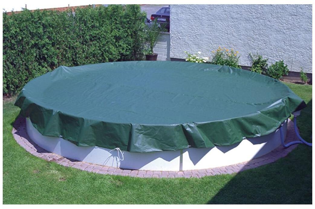 Future Pool Winterabdeckplane Family, achtförmig, 770x500cm, 160g/m², grün